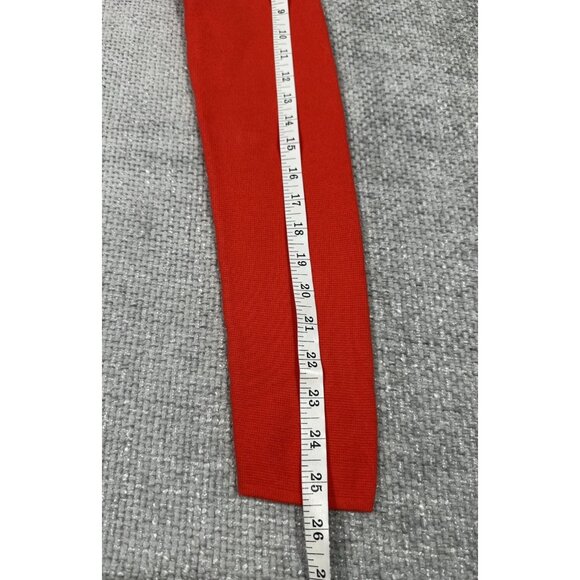 J Crew Vanessa Sweater Jacket Womens Small Red Knit Pockets Open Front Cardigan - Picture 6 of 9